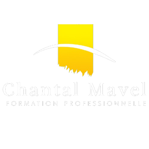 Logo formations Chantal Mavel Blanc