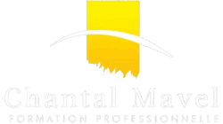 Logo formations Chantal Mavel Blanc